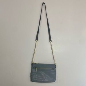 a new day Gray and Gold Faux Leather Cross Body Bag